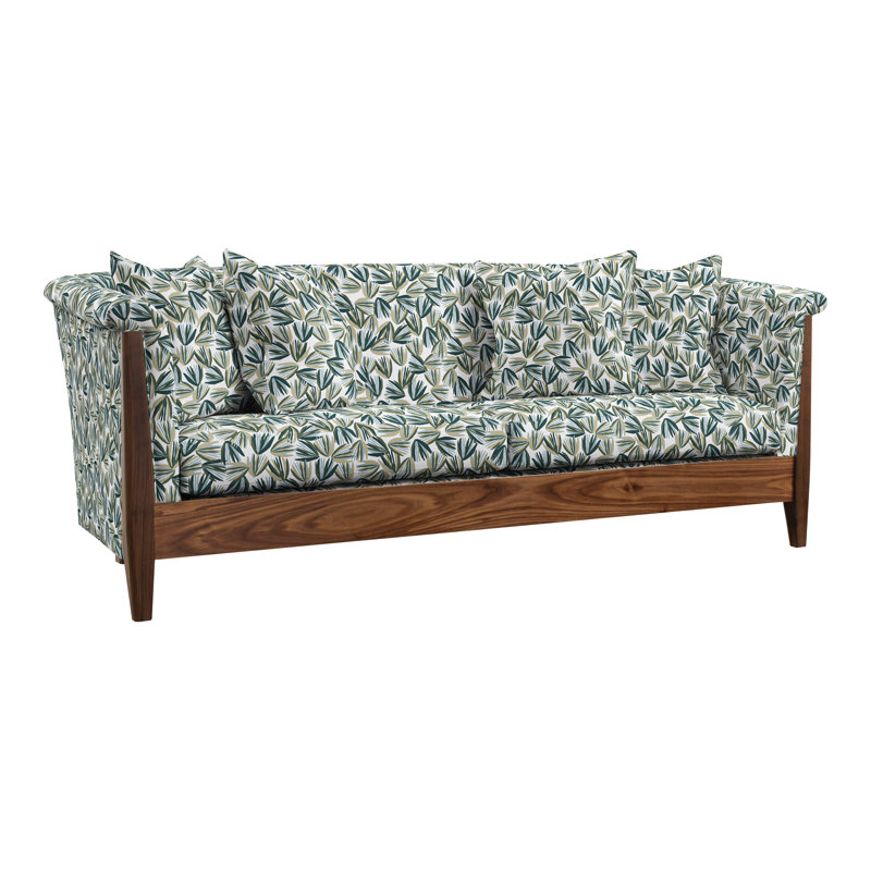 Walnut Grove Sofa, Perigold Palmetto Verdigris