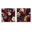 Ellesmere - Ensemble de 2 collages floraux carrés-101850657-101850663