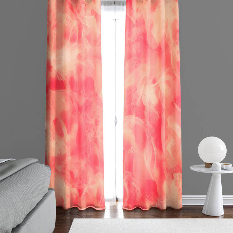 Defuria Semi Sheer Curtain Pair, 20" W x 52" L