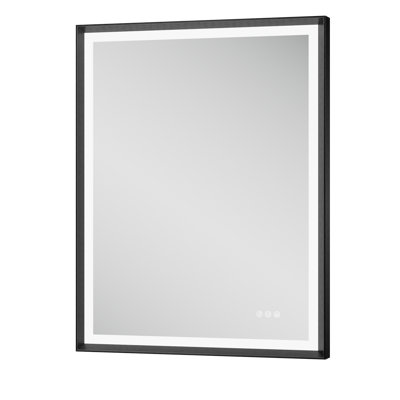 Miroir de meuble-lavabo à DEL avec éclairage à 3 lumières à intensité variable