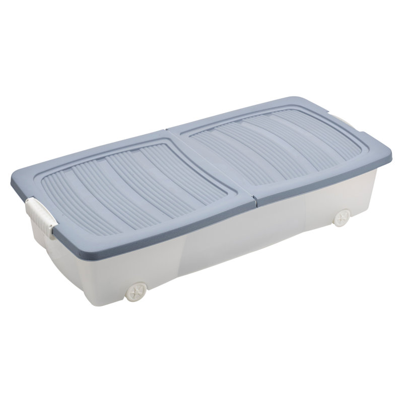 Rebrilliant Plastic Decorative Bin, Blue