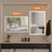 LED Framed Bathroom Vanity Mirror
