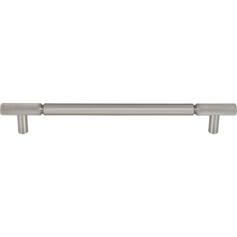 Prestwick Bar Appliance Pull, Brushed Satin Nickel, 12" Center To Center