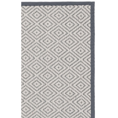 Tapis géométrique en laine et sisal Shellharbour Palm Beach