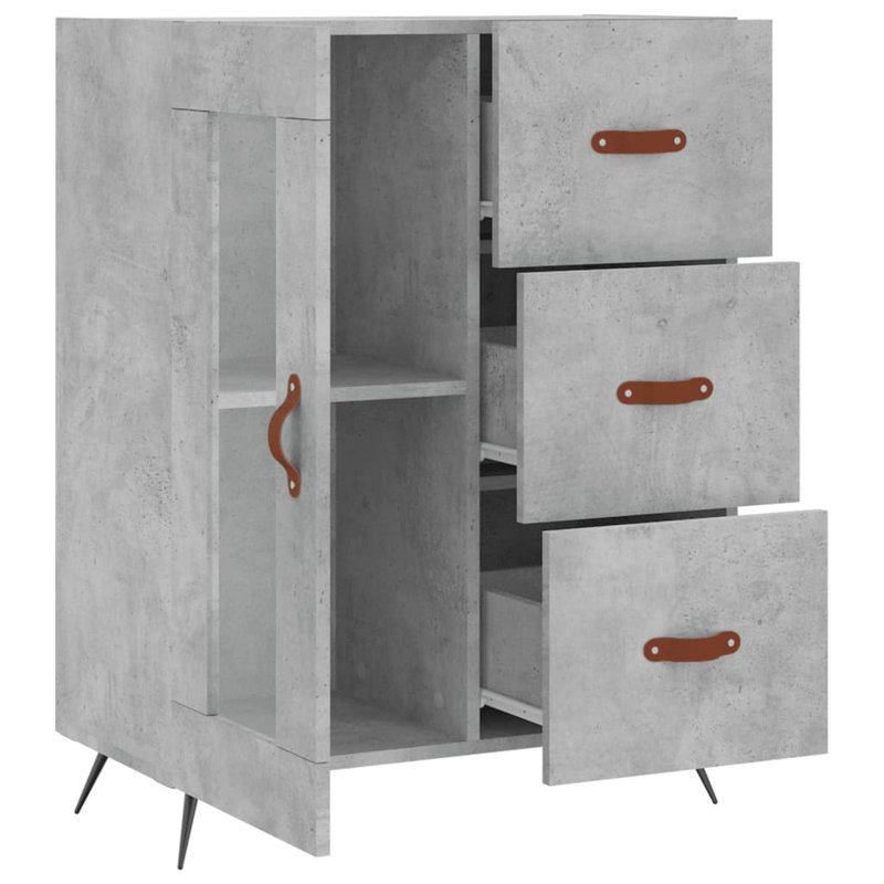 Marieda 1 - Door Rectangle Accent Cabinet, Concrete Grey