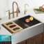 Robinet de cuisine à pont transitionnel et filtre à eau Kraus Allyn-50465763-93762421