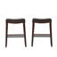 Tabouret de selle avec garniture cloutée