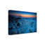 Art mural sur toile tendue - «Blue Tide» de Rick Berk pour décoration de salon, de chambre à coucher ou de bureau - 30 x 47