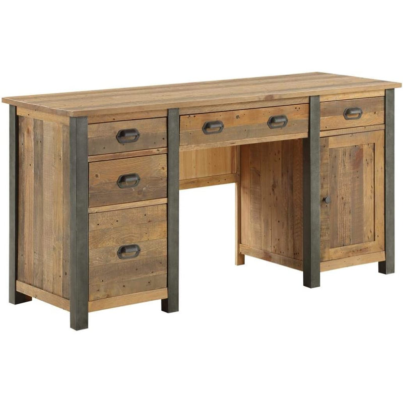 Cales Solid Wood Writing Desk