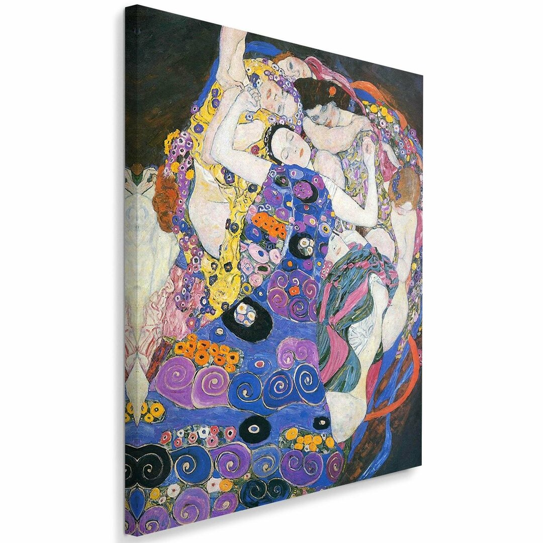 Leinwandbild Jungfrauen von Gustav Klimt