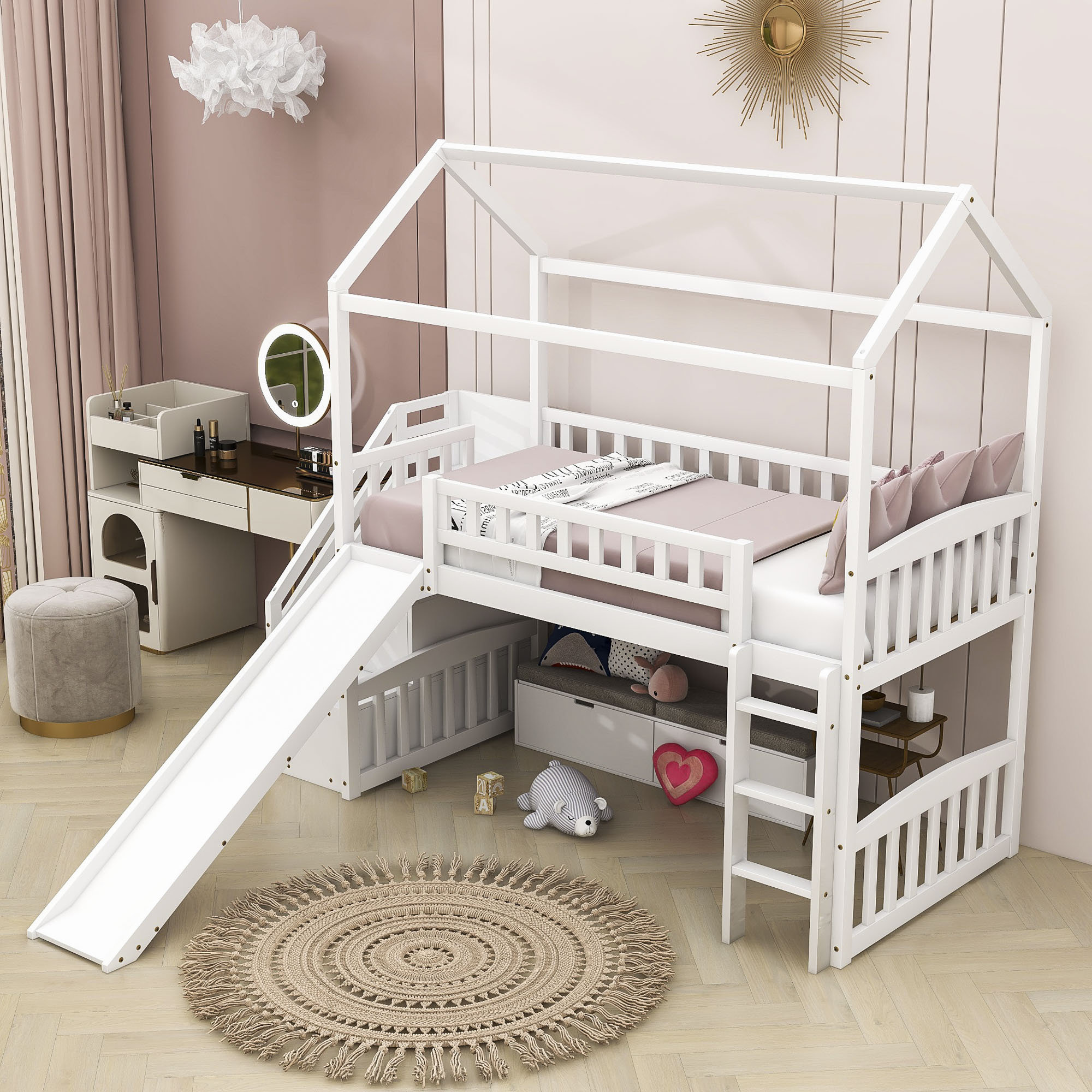 Harper Orchard Oehler Kids Twin Loft Bed | Wayfair