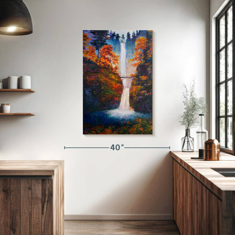 Alvord Multnomah Falls, 39" H x 26" W