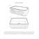 Whitehaus Collection 30” Reversible Single Bowl Fireclay Kitchen Sink: Floral, Fluted Front Apron