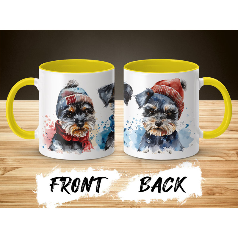 Ceramic Coffee Mug, 1, Yellow