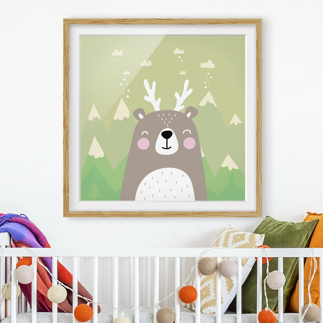 Gerahmtes Poster Wolpertinger Bears