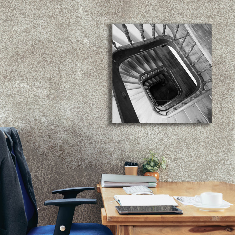 "Escalier en colimaçon n ° 8" par PhotoINC Studio, H 26 po x l 26 po x P 1,5 po