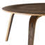 Table basse circulaire de style Mid-Century légèrement biseautée-1551831166