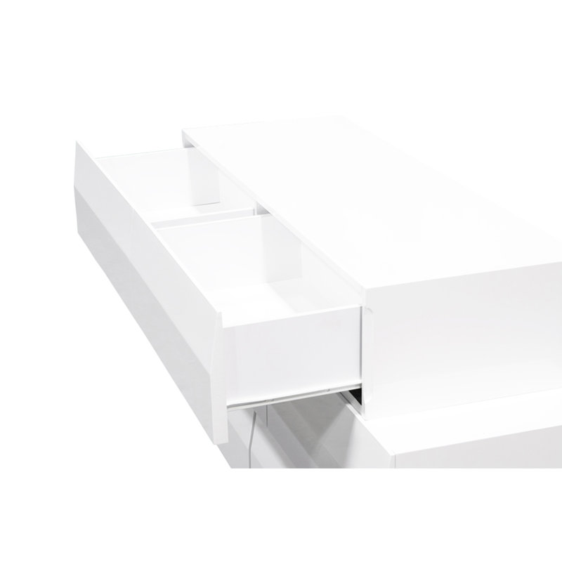 Ensemble de commode à 6 tiroirs avec miroir l 52 po Mcowenen 