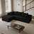 2 - Piece No Assembly Required Upholstered Sectional, Free Combination Cloud Sofa with L-Shape Chaise-313821464