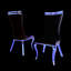 Chaise de salle à manger 2pc