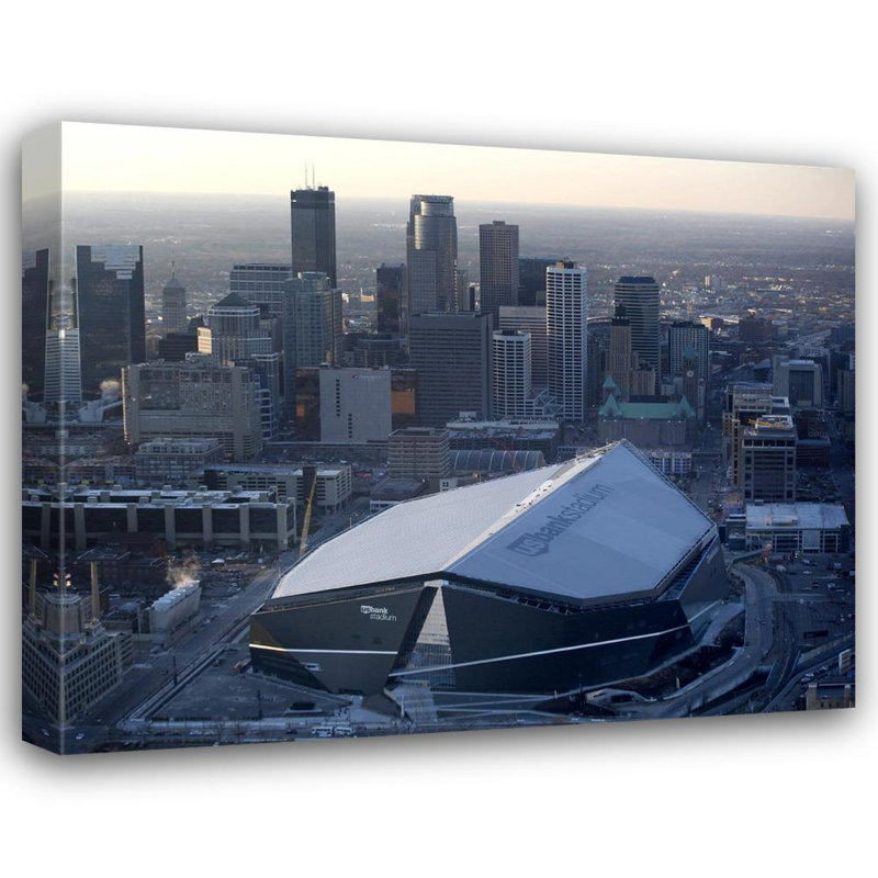U.S. Bank Stadium, 14" H x 18" W