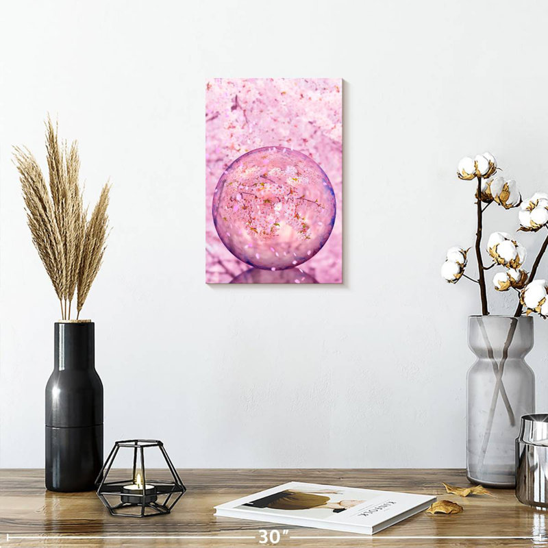 Sphère Sakura, H 12 po x l 8 po