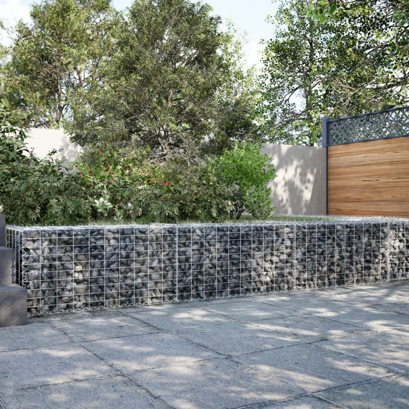 Chanah Stainless Iron Wire Fence Panels, 50cm H x 300cm W x 50cm D