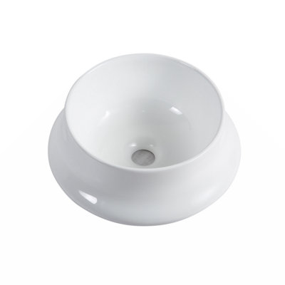 Wenty 14.17'' Ceramic Circular Bathroom Sink