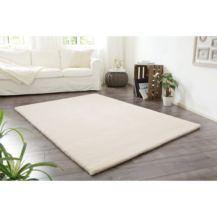 Arboga Hand Knotted Wool White Rug