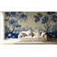 Papier peint chinois avec grues bleues et blanches-1372126340-1372126337