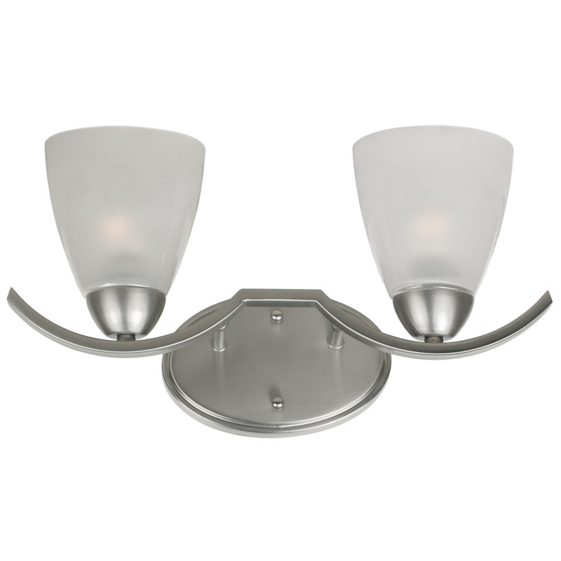 Owens 2 - Light Dimmable Vanity Light, Brushed Nickel