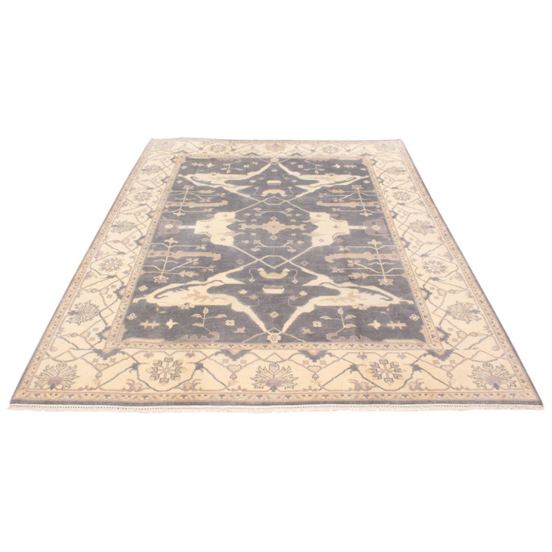 Tapis unique gris foncé de 9 pi 1 po x 12 pi 0 po