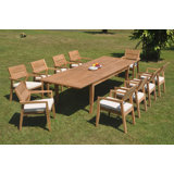 Haywa Outdoor 9 - Piece Teak Dining Set