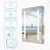 30 Inch H Recessed or Surface LED Mirror Cabinet With Defogger And Adjustable Shelves