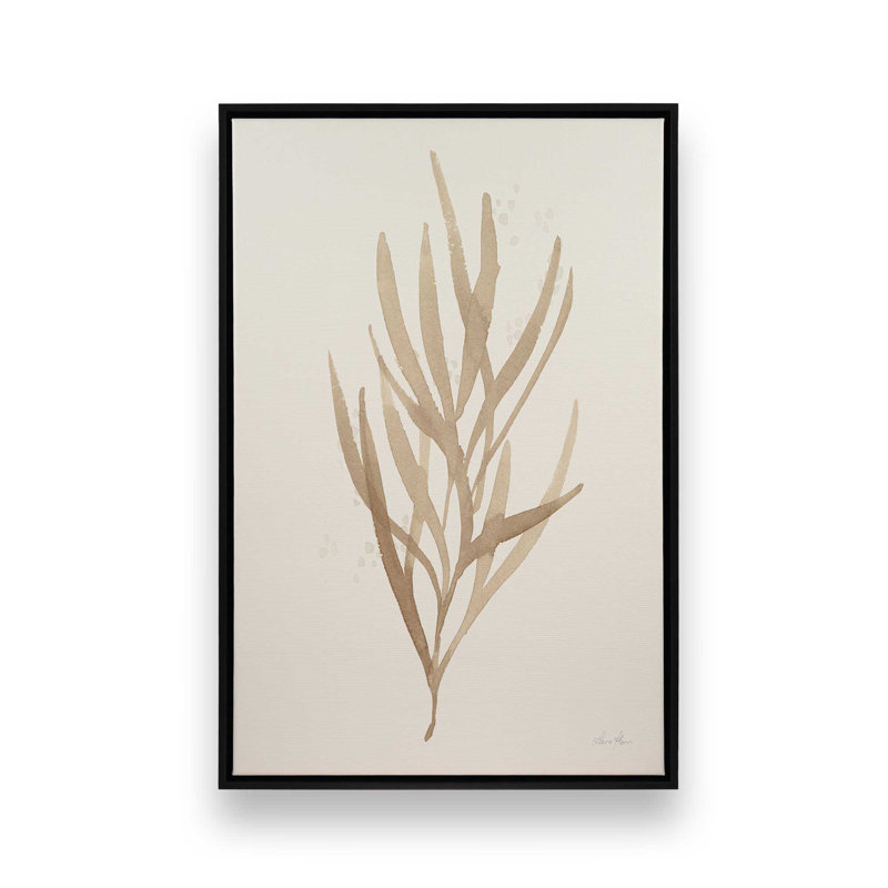 Impression sur toile dans un cadre, H 12,75 po x l 8,75 po, Noir satiné