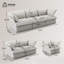 Ensemble de salon modulaire 3 pièces-126615609-126615611