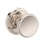 Solvang Privacy Knob with Stepped Round Rose in Lifetime (PVD) Satin Brass