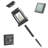 Black Solar Powered Integrated LED Pathway Light Pack