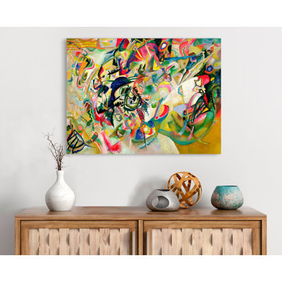 Composition No. 7 by Wassily Kandinsky - Wrapped Canvas Painting