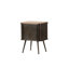 50cm W Metal Bedside Table