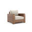 Chaise de patio avec coussins sunbrella Nico