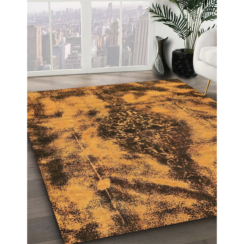 Abstract Indoor Rug, Rectangle 7' x 10'