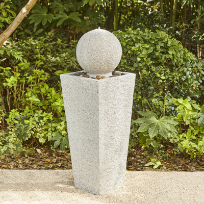 Ayita Outdoor Weather Resistant Fountain with Lights