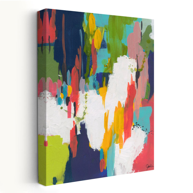 Winter Field - Abstracts Art contemporain, H 60 po x l 40 po