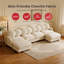Grand canapé modulaire en chenille 4 places avec repose-pieds-1799030030