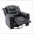 360°Swivel and Rocking Home Theatre Recliner Manual Recliner Chair with Wide Armrest-1900855626