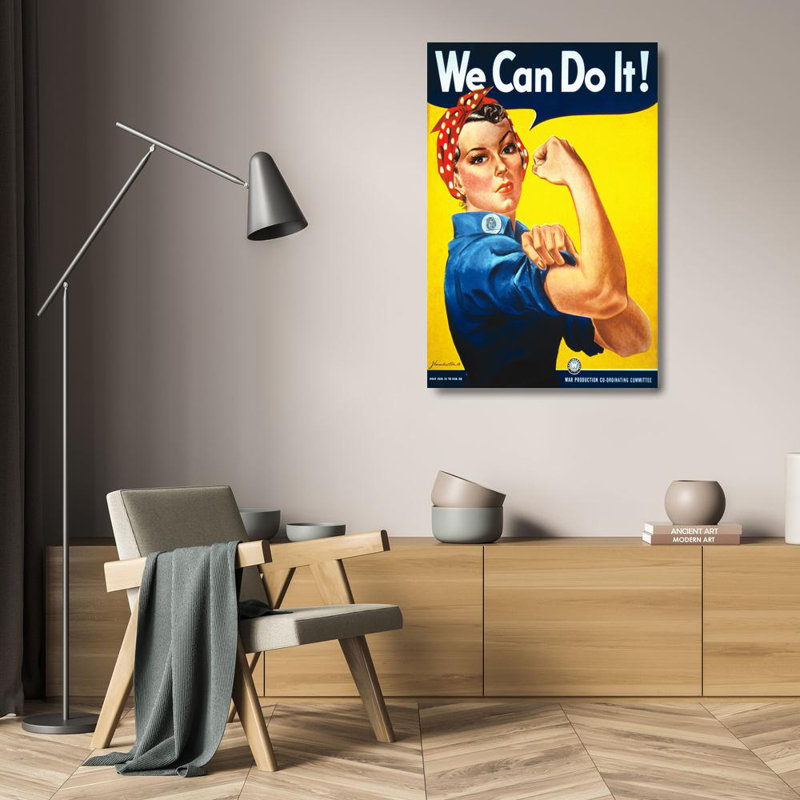 Rosie The Riveter - We Can Do It, H 24 po x l 16 po