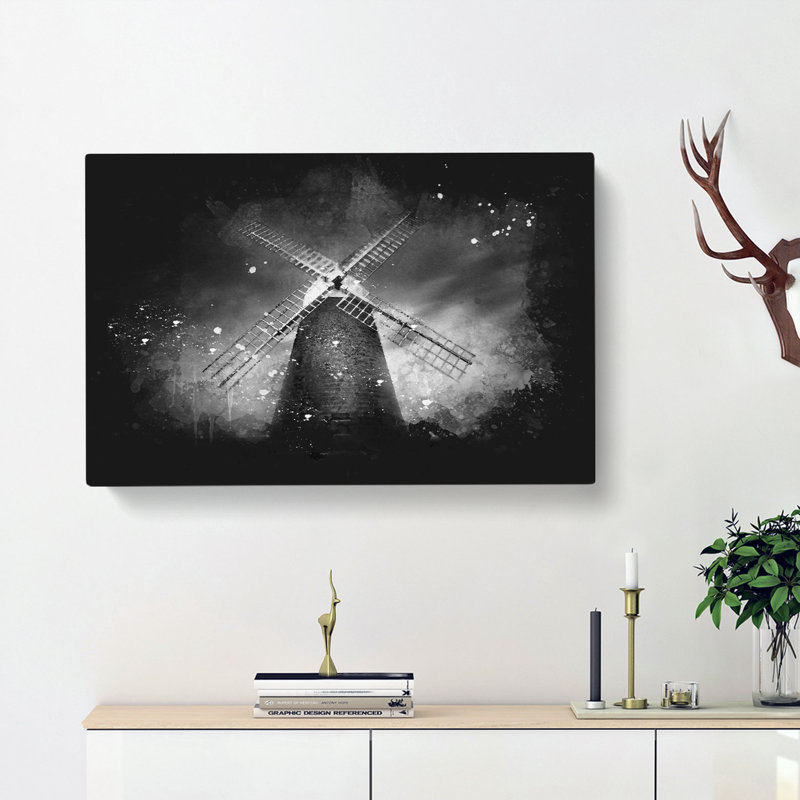 Halnaker Windmill In Chichester - Wrapped Canvas, 30cm H x 45cm W x 4cm D