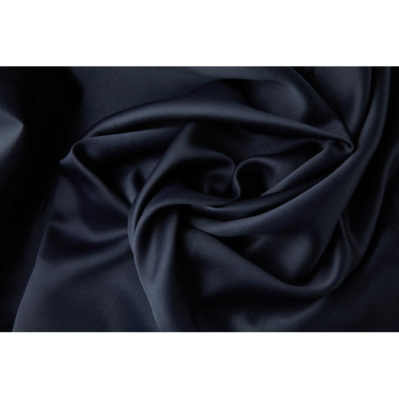 Wildermuth Eyelet Room Darkening Thermal Door Curtain, Width 168 x Drop 213cm, Black