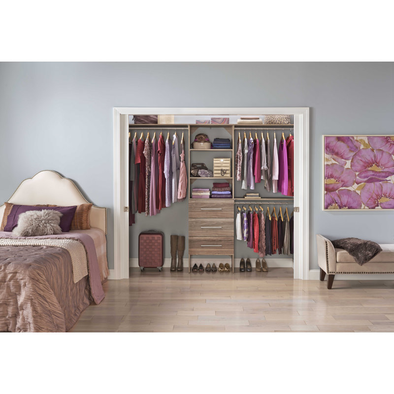 Système d'organisation l 84 po à 120 po SuiteSymphony, Gris naturel